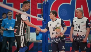 Благотворительный турнир по волейболу завершился гала-матчем с участием Дмитрия Артюхова