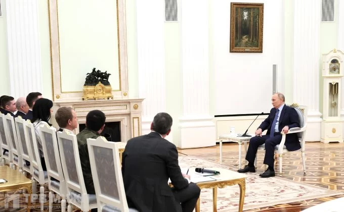Президент России встретился с победителями и финалистами «Лидеров России»